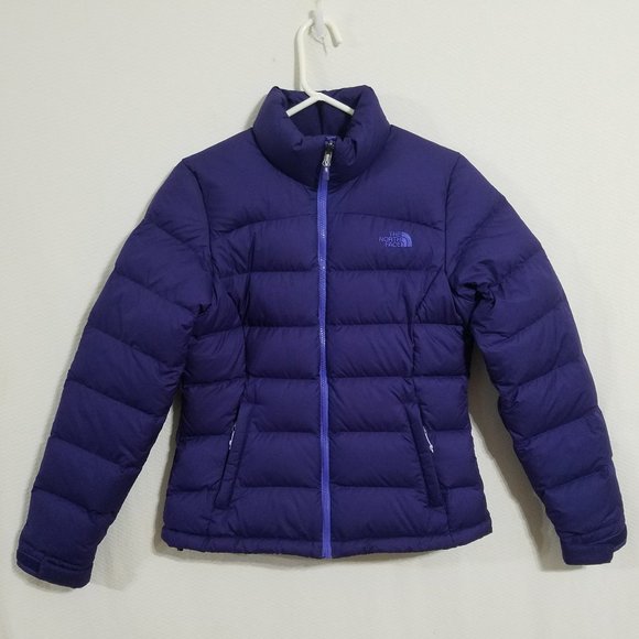 North Face Womens Small Purple 700 Down Nuptse Jacket Vintage Puffer Ski Coat S